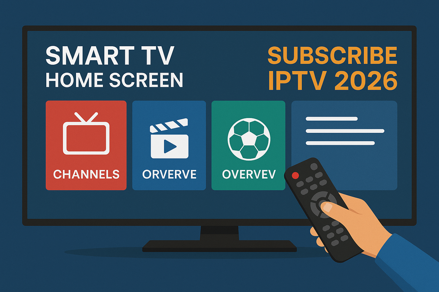 Subscription 2026 Firestick and Android TV interface displaying IPTVFOT content